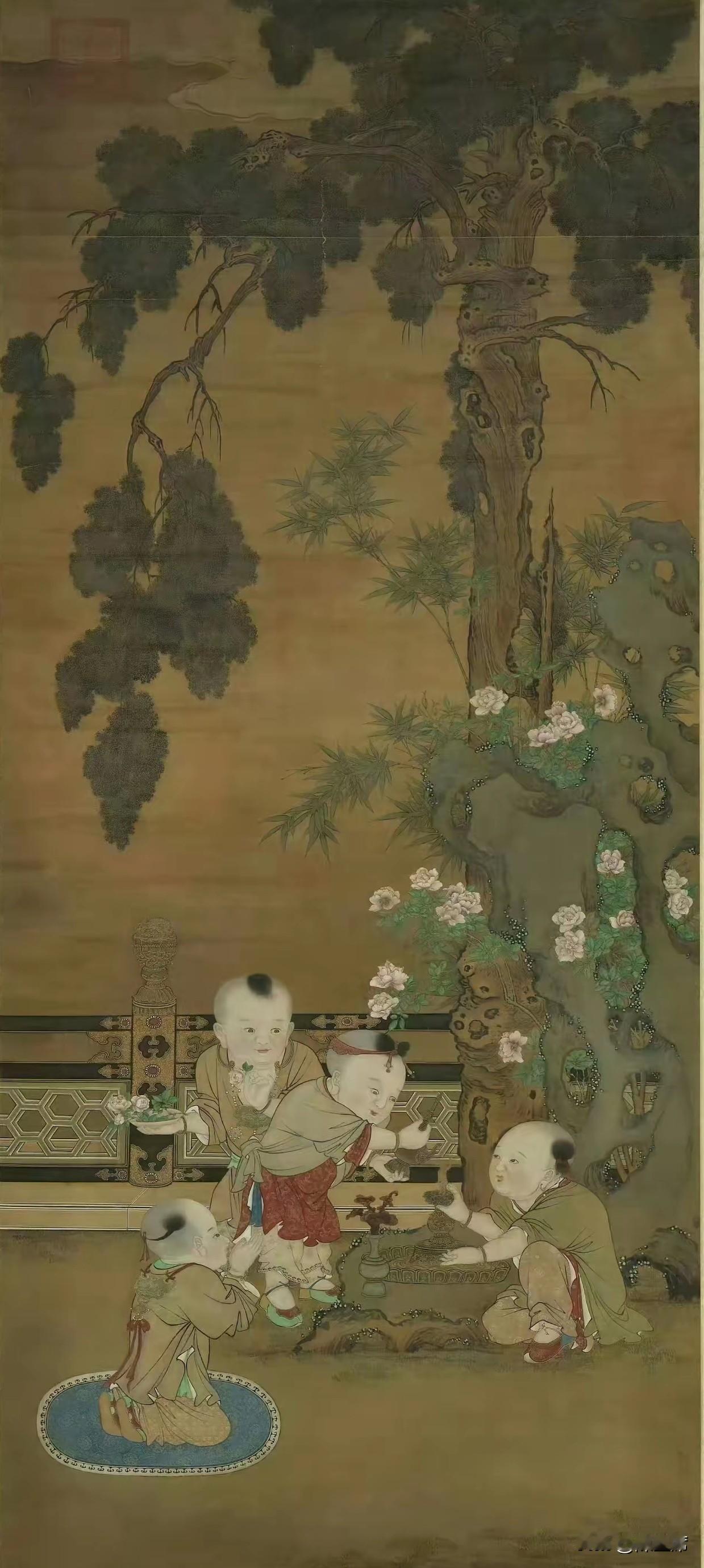 苏汉臣，北宋末至南宋初年的宫廷画家，汴京（开封）人，以画婴戏题材闻名于世。他