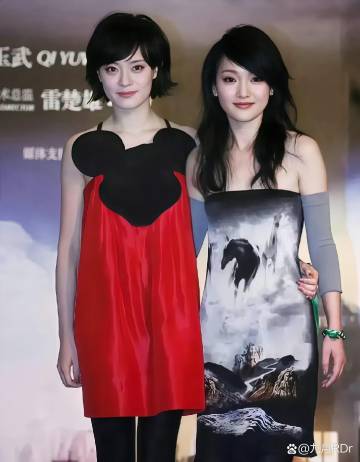 2008年，26岁的孙俪和34岁的周迅，甄嬛 如懿经典同框