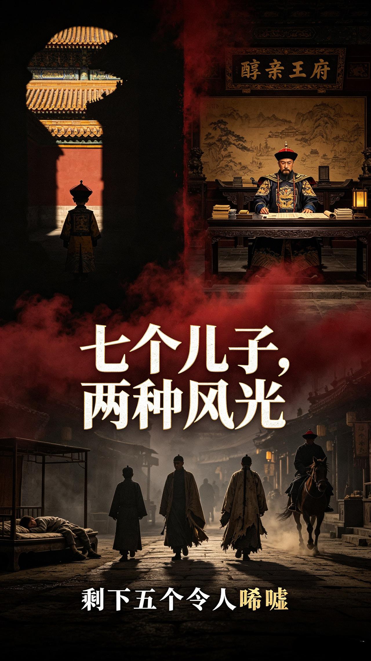 醇亲王奕譞七个儿子：次子载湉当了皇帝，剩下6人，结局个个令人唏嘘1891年的