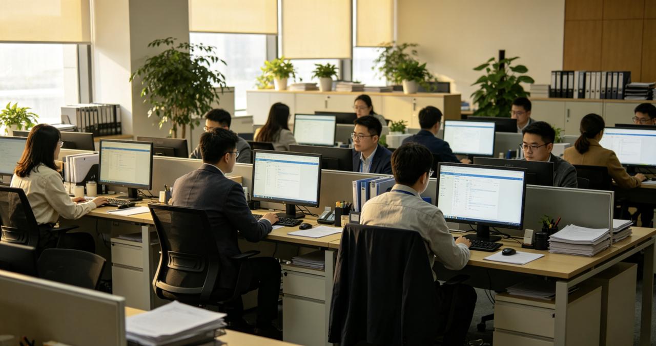 林姐走的那天，全部门都哭了。不是因为舍不得——是因为她给每个人都留了一份礼物，