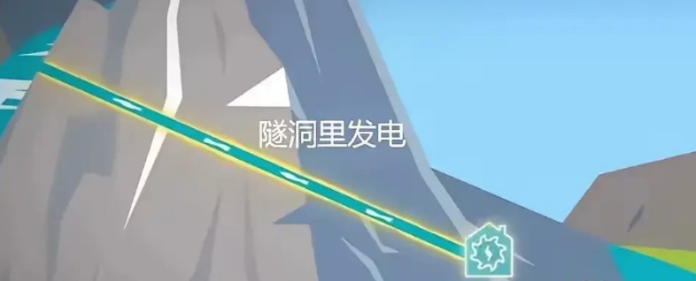 三哥放心睡了！我们修水电站不是建大坝，而是新技术，隧道挖通引水发电。三哥家里