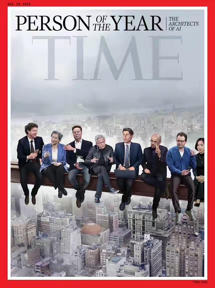 “人工智能的建筑师”《时代》周刊年度人物：这一排坐着的都是人工智能领域的重要人物