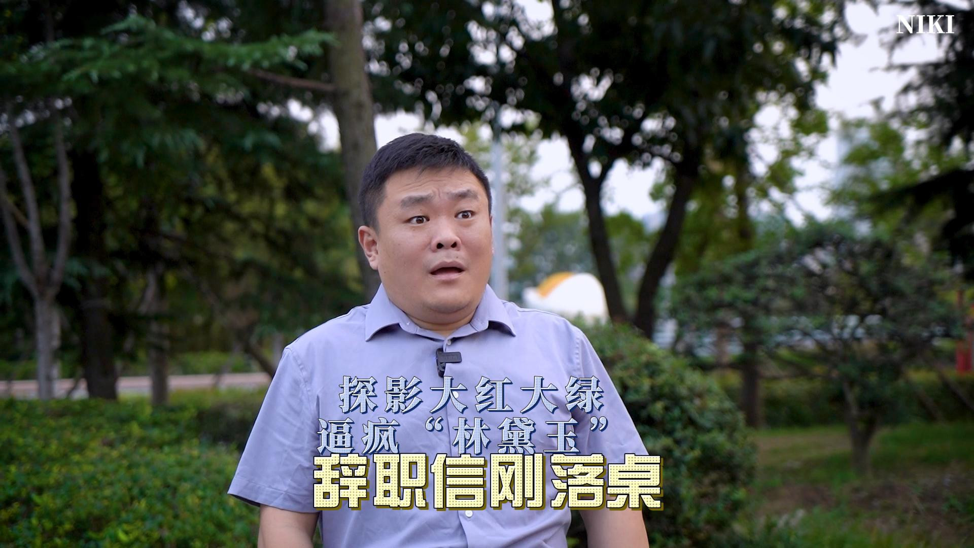 辞职信刚落桌，探影大红大绿让林黛玉崩溃