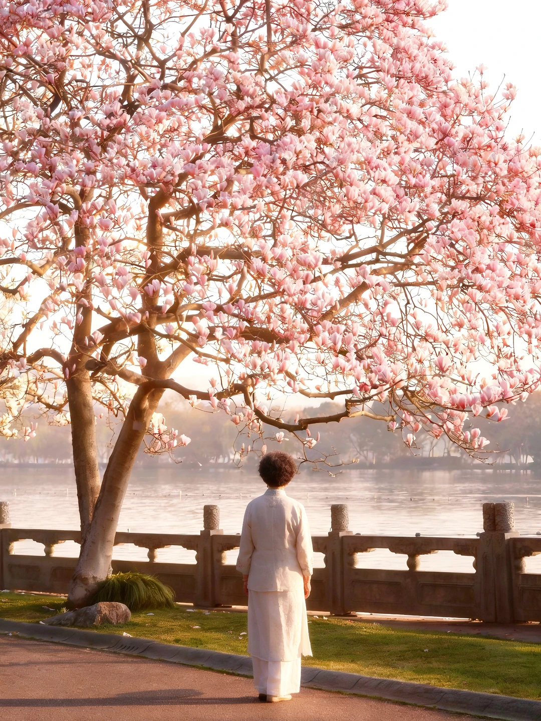 西湖玉兰王盛放进入倒计时！错过再等一年！