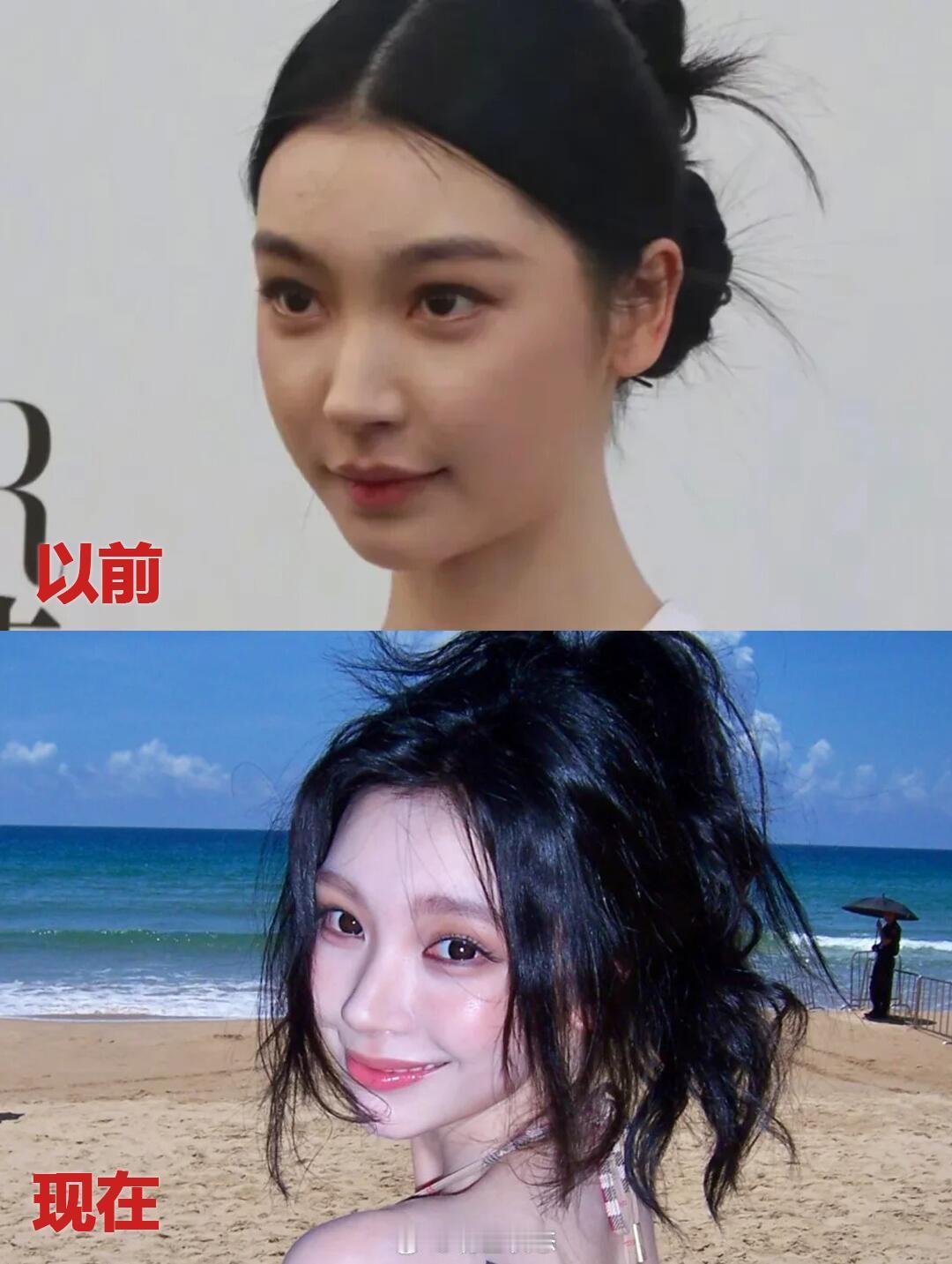 易梦玲早期vs现在对比