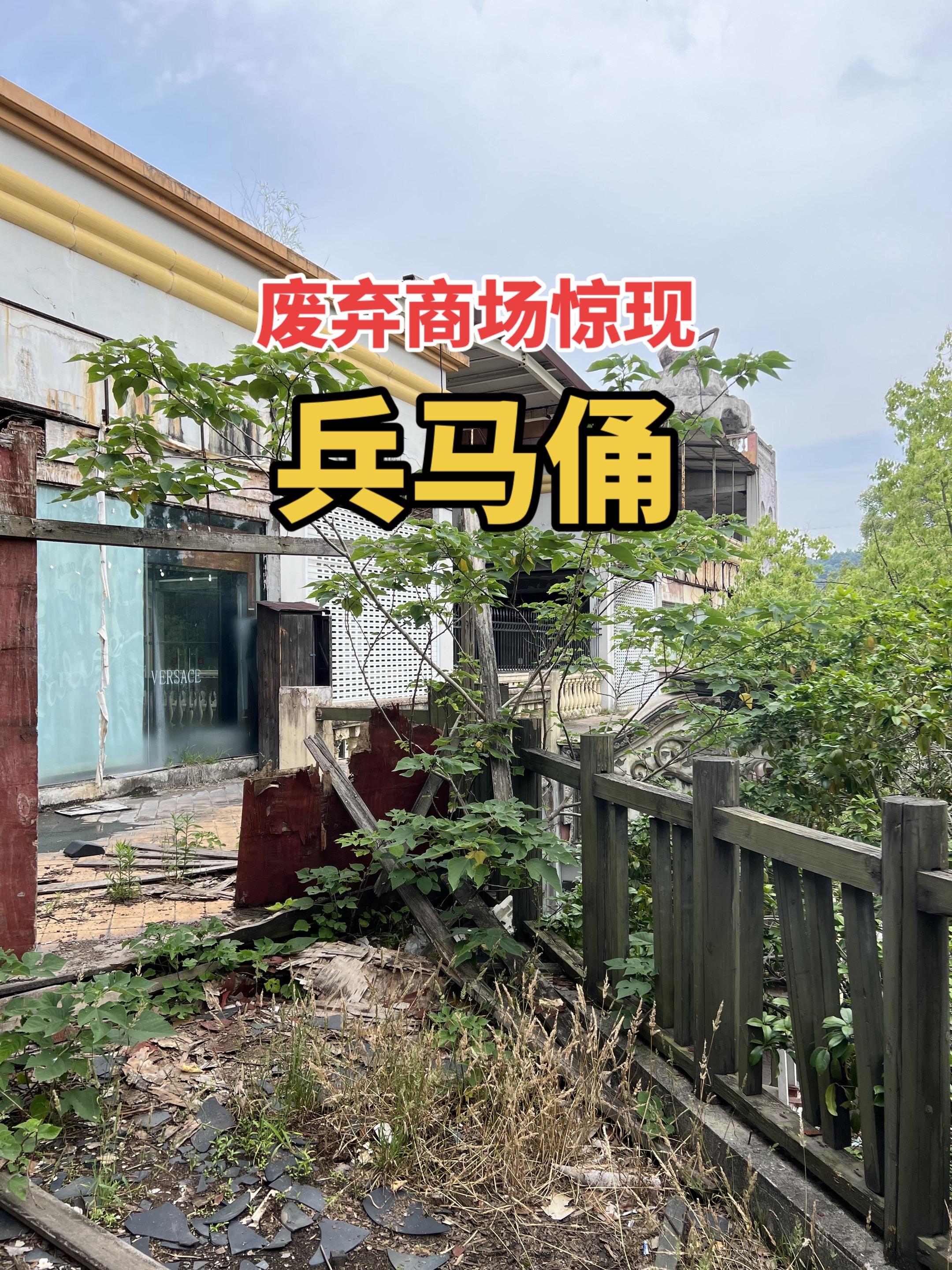 废弃商场惊现兵马俑！很多图文都无法在发布，是真牛