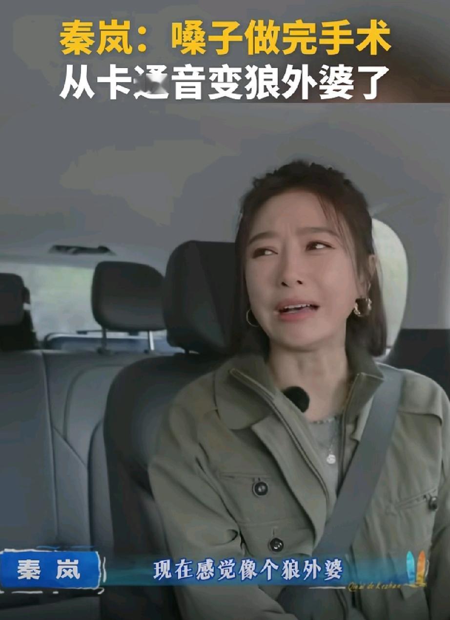 秦岚，也太搞笑秦岚问:“我这嗓子是不是更哑了，我本来是为了这个节目，才又去手术