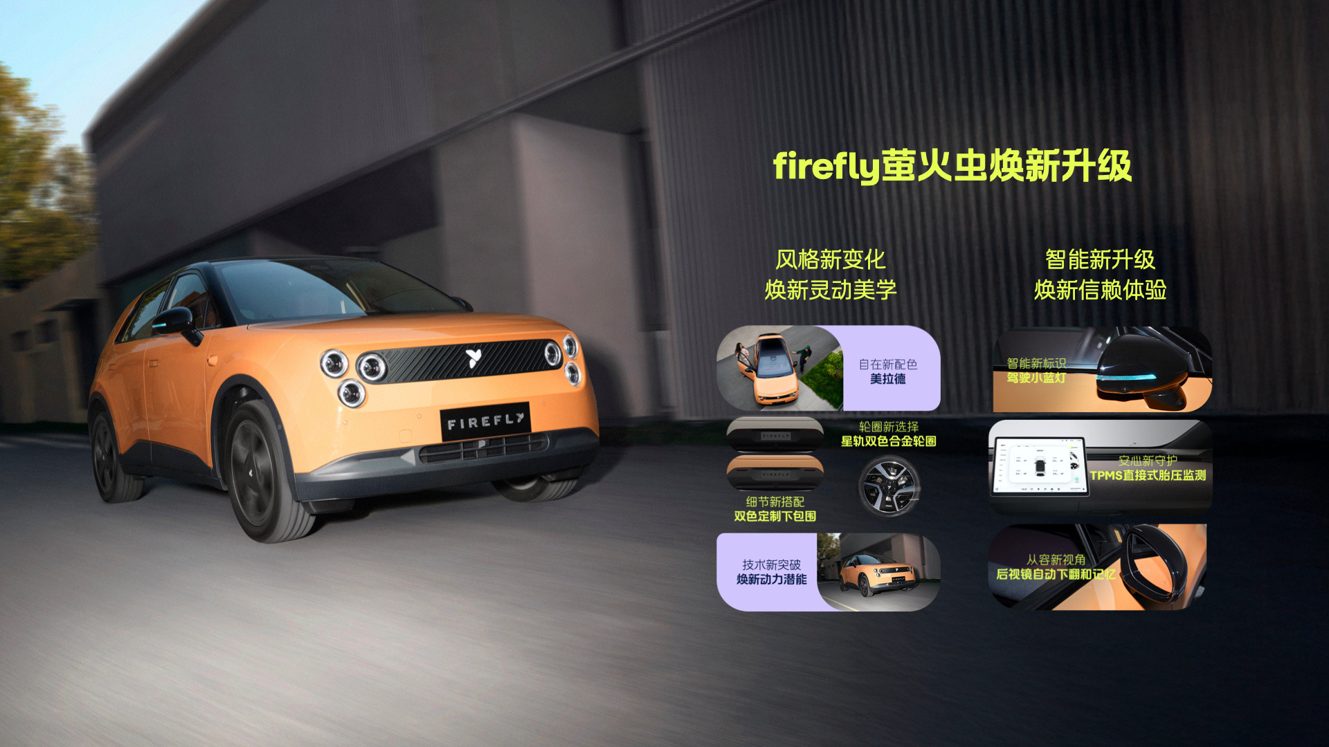 焕新的“小虫子”来了，很多人当时不看好这台小车，外观、定位都不是主流产品，但是萤