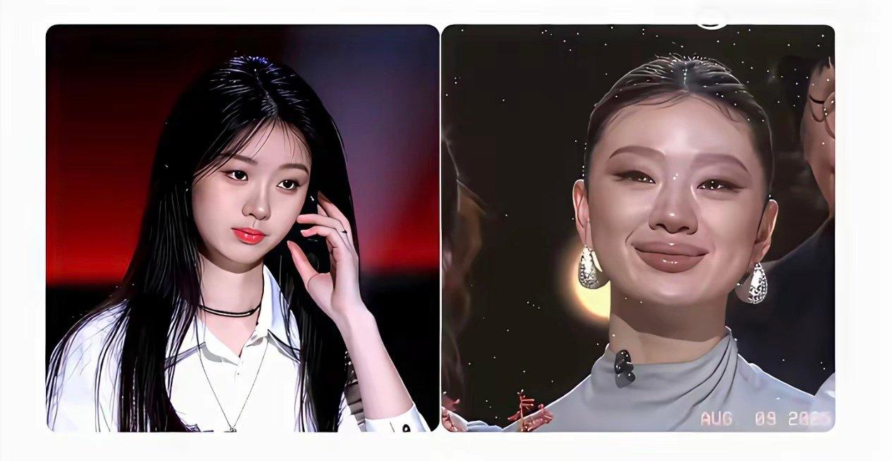 单依纯面相变了很多，看看图就知道了。这次塌房也在大家的意料之中，她最近真是变