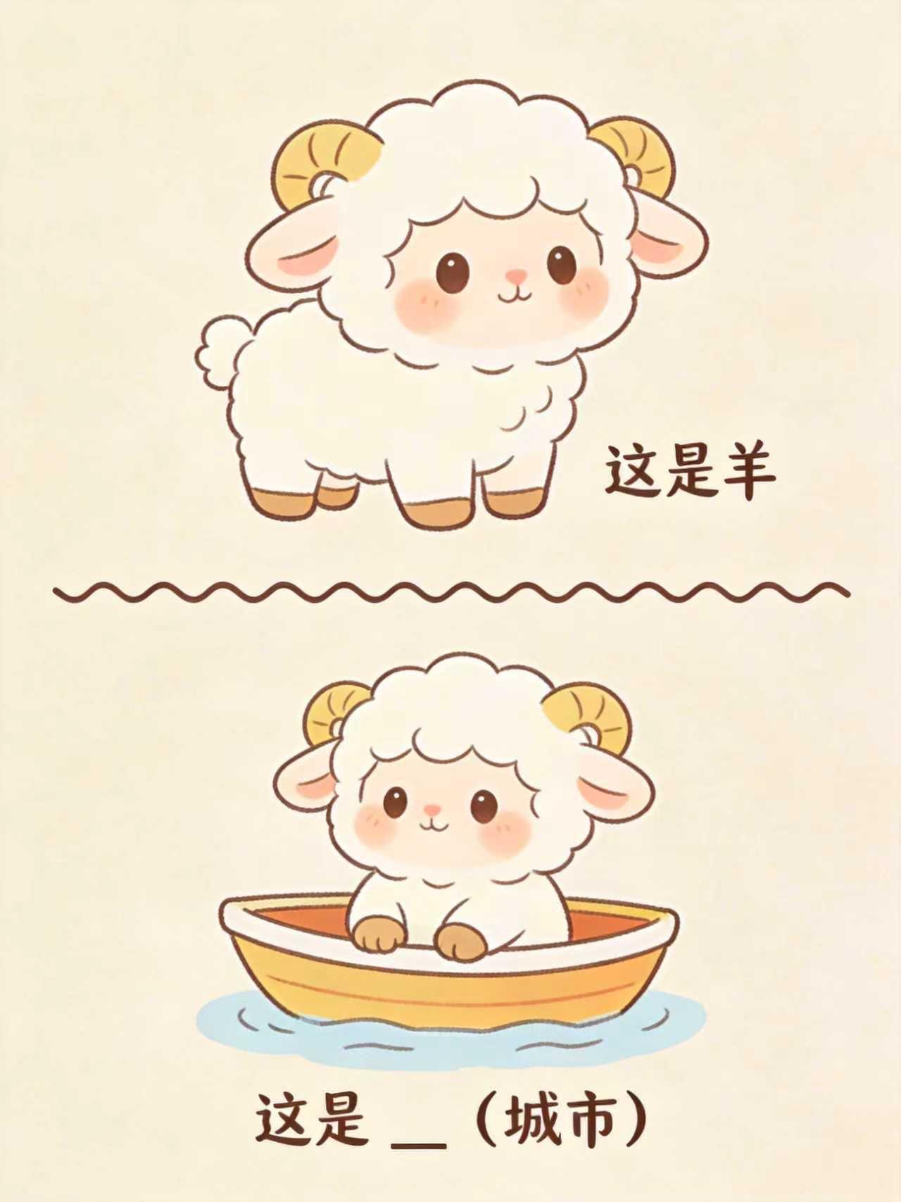 谐音梗猜城市，软萌又好玩～超可爱谐音梗猜城市来啦～全是巧妙谐音梗，轻松又