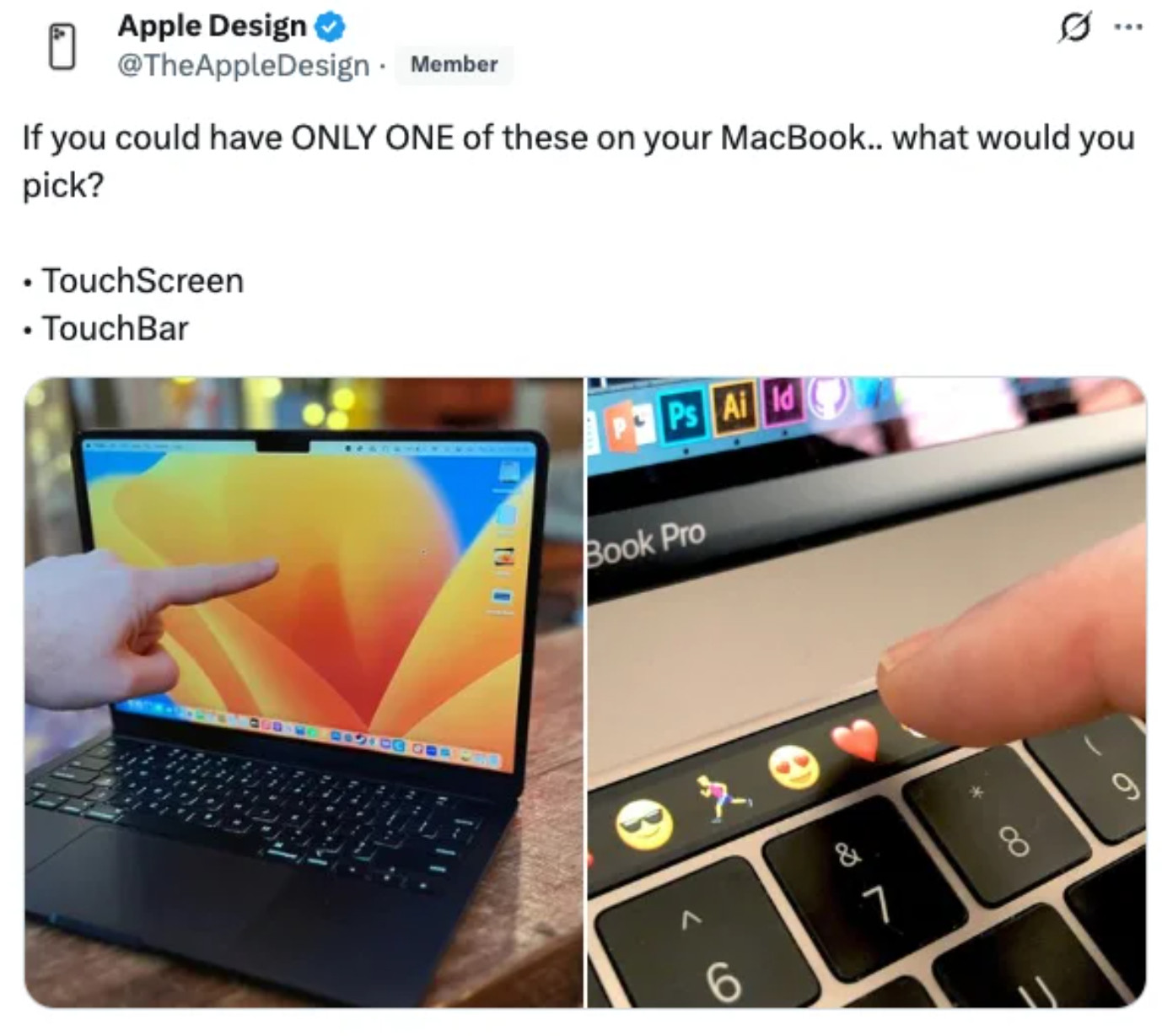 最新爆料，苹果正计划在M6版MacBookPro上加入触摸屏，首款O