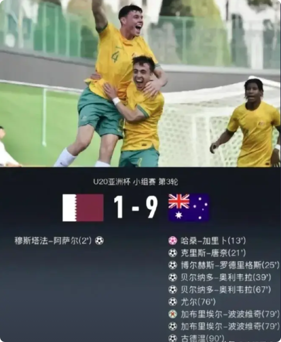 U20国足战胜卡塔尔胜不足喜，澳大利亚才是国足的真正挑战上届U20亚洲杯，澳大