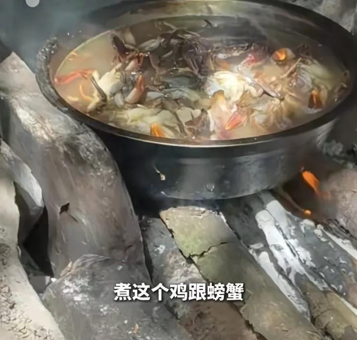 人家荒野求生是三天饿九顿，我们的荒野求生吃的比在家还好。近期记者采访了正在张家