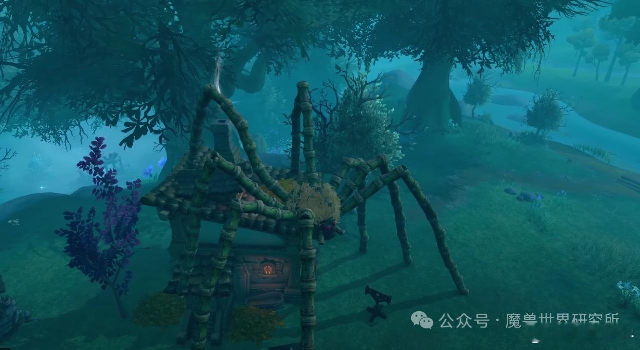 魔兽玩家Saluuntv制作了一只巨型蜘蛛来守卫自己的房屋！据其描述，这只蜘蛛