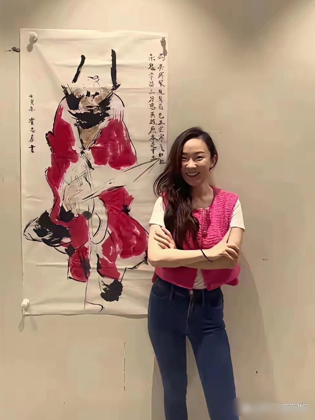 霍思燕的绘画水平，可以跟王诗龄一较高下了。​​​