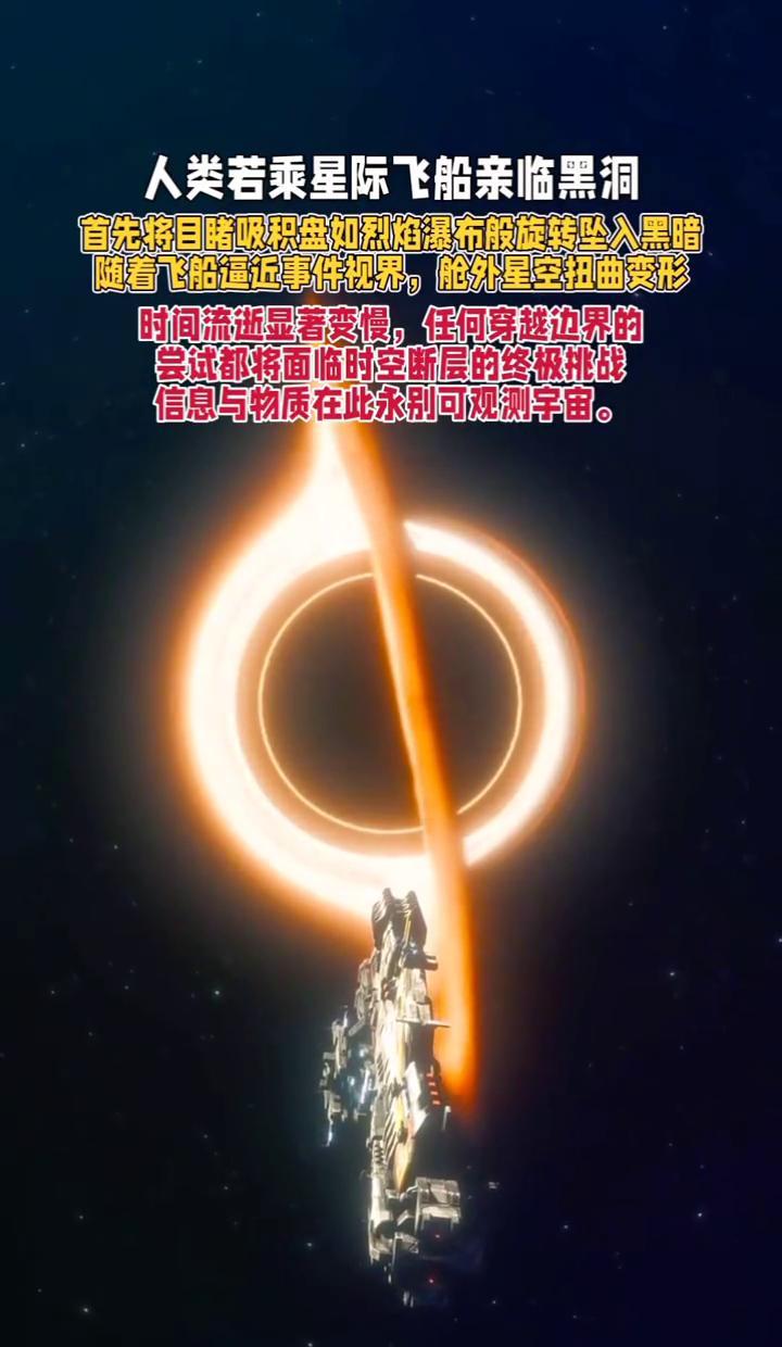 黑洞不讲情面，靠近就完蛋。吸积盘转得比陀螺还疯，热斑炸得像过年放鞭炮。时间在
