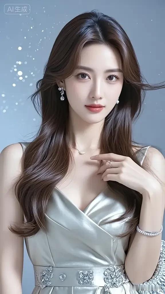 银缎礼裙衬着碎钻饰，光影揉出冷调优雅，是自带光芒的惊艳感✨鎏金细闪抹胸裙白色