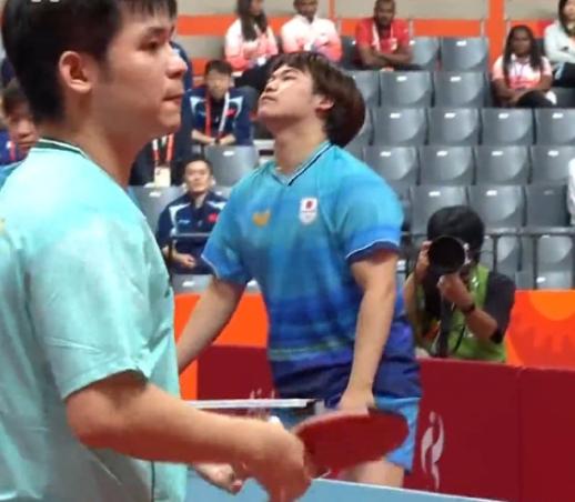 松岛辉空这回彻底尴尬了！亚运会他不仅搭档户上隼辅1:4不敌林诗栋/黄友政无缘决赛
