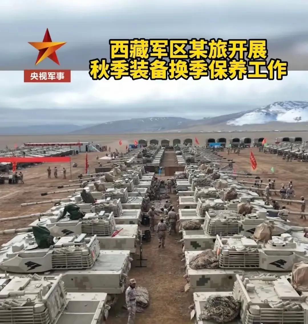 西藏军区：最近天气潮湿怕坦克发霉了拉出来晒晒太阳！三哥：不是你晒太阳拉到我门口
