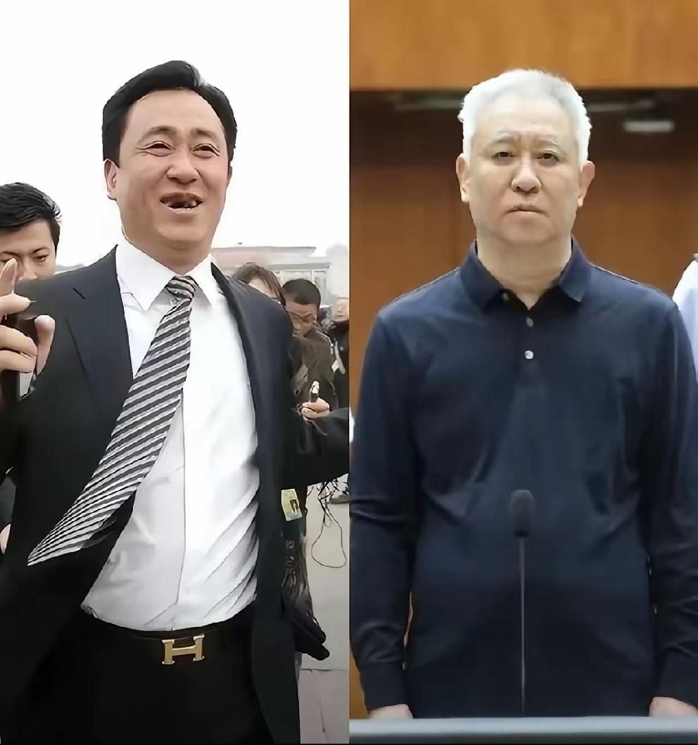 同样一个人，风光无限的时候和落魄时候的精神面貌完全不同！许家印在高光时刻，讲话是