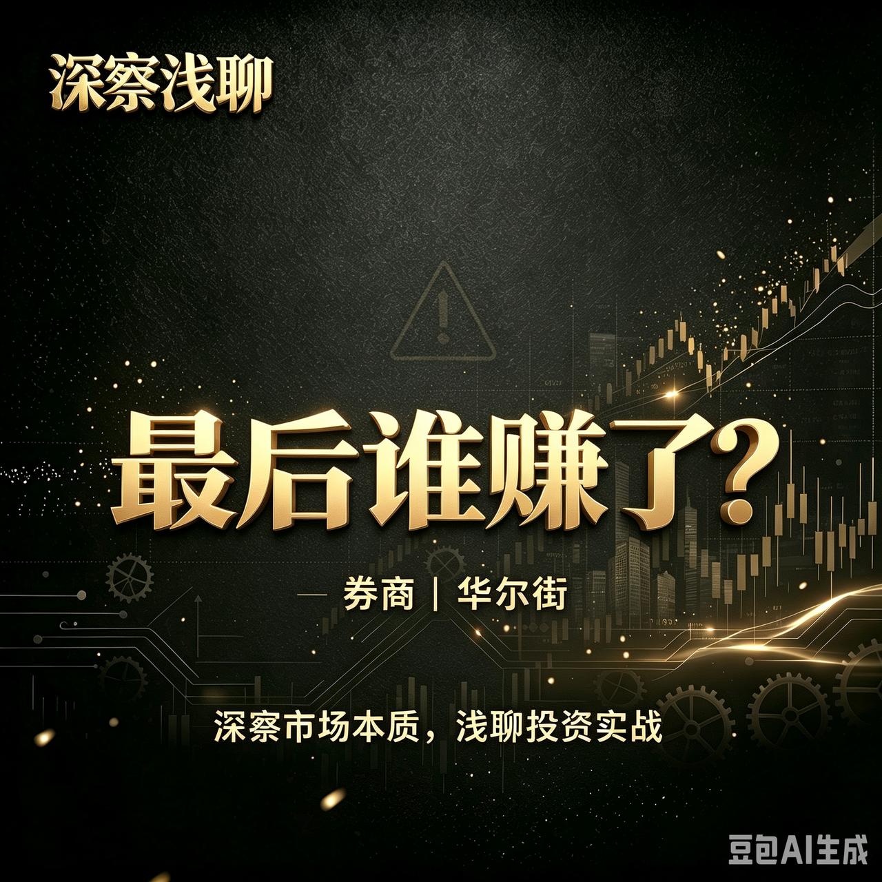 韩股熔断，散户近一半杠杆账户被强平，本金归零。那么，最后谁赚了？毫无疑问，是
