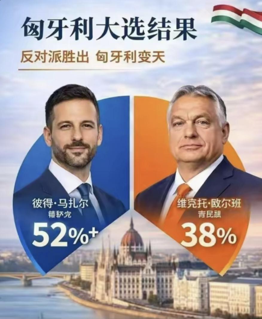 欧尔班落选，匈牙利的未来我已经看到了，因为接任欧尔班的这个人和欧尔班的立场完全是