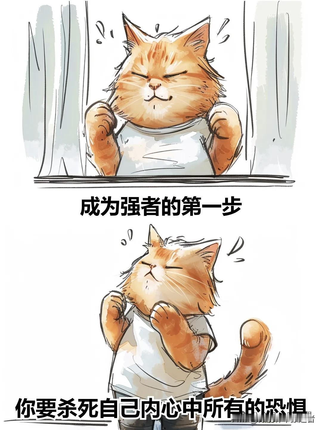 治愈漫画I想成为一个真正的强者，必须要经历这三步暖心治愈漫画治愈系图漫画