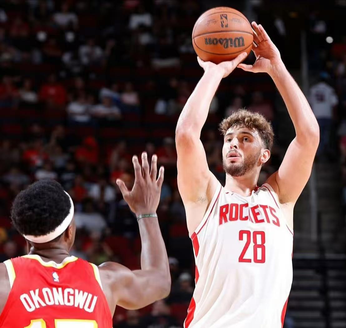 全面进化！交易格林选择申京，火箭这次押对宝了！NBA季前赛火箭对阵老鹰，杜兰特