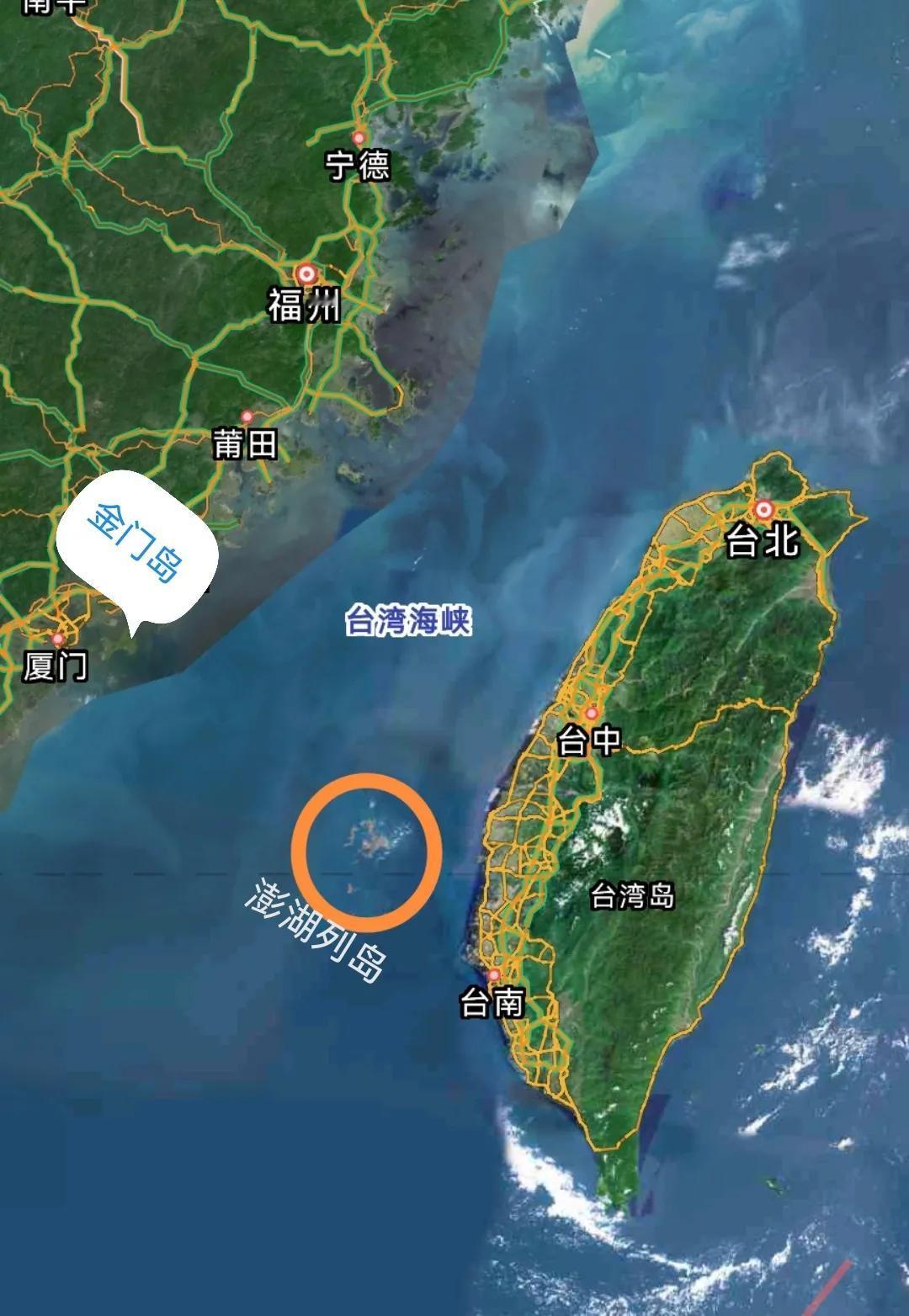 台湾省现在管理的第二大岛屿是不是澎湖岛？其实不是，地图上看着，澎湖列岛单独在台湾
