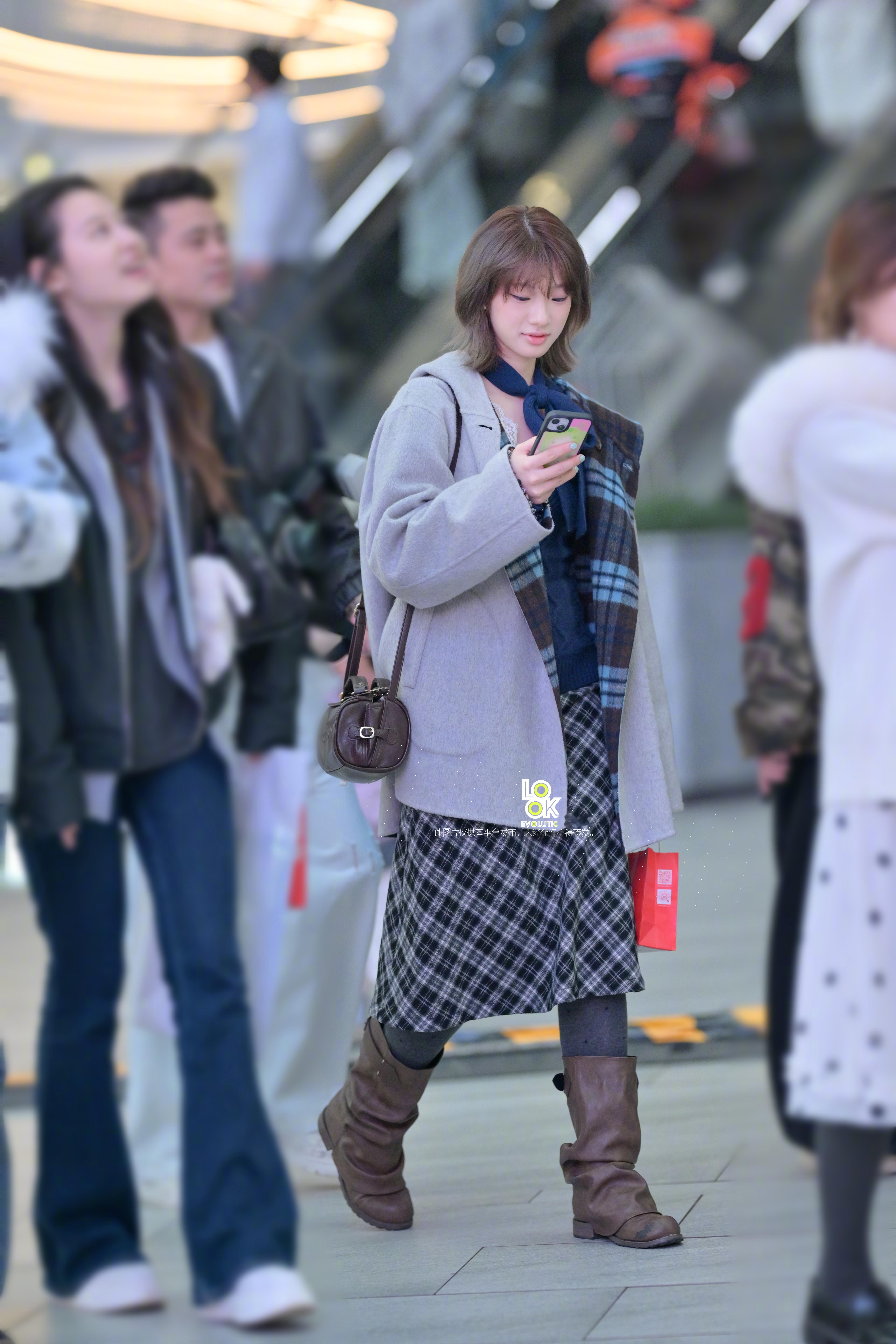 有层次感的冬季穿搭