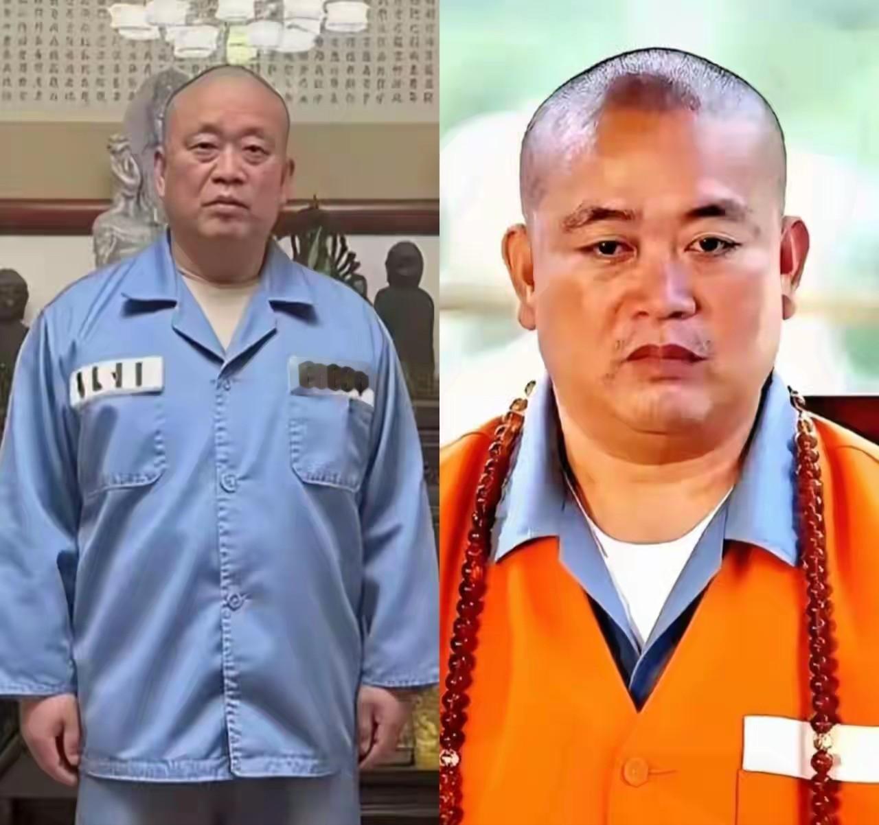 这两人的相貌气质截然不同。一人面庞浑圆，皮肉饱胀，眼神中透着一股咄咄逼人的凶悍之