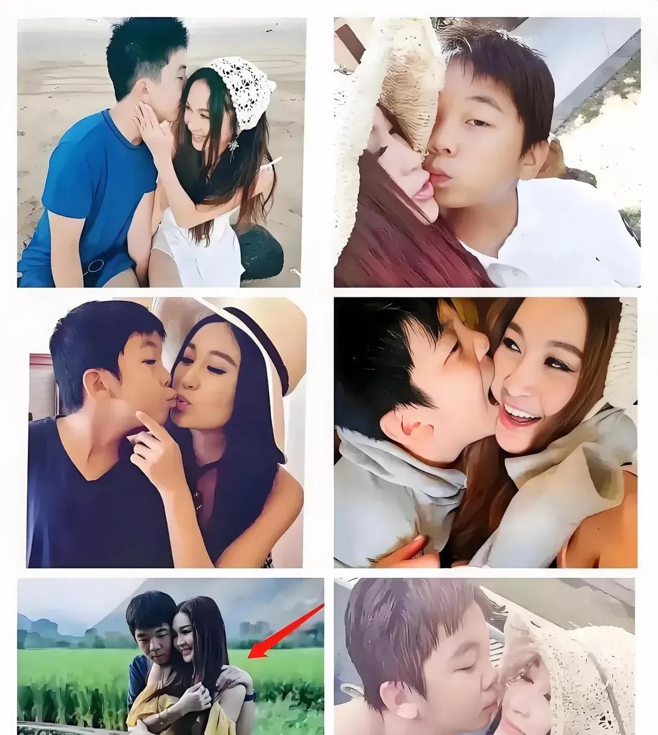 温碧霞和她的养子好有爱呀！谁说收养的孩子不亲，你看看人家温碧霞的儿子对妈妈多亲