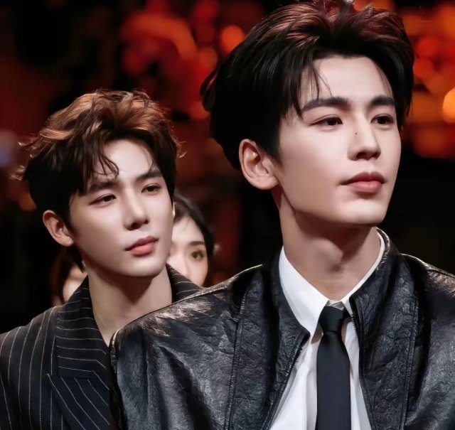 谁懂这张图的含金量真奇怪！五官一模一样又长得完全不一样。这样看我认为王安宇更加耐