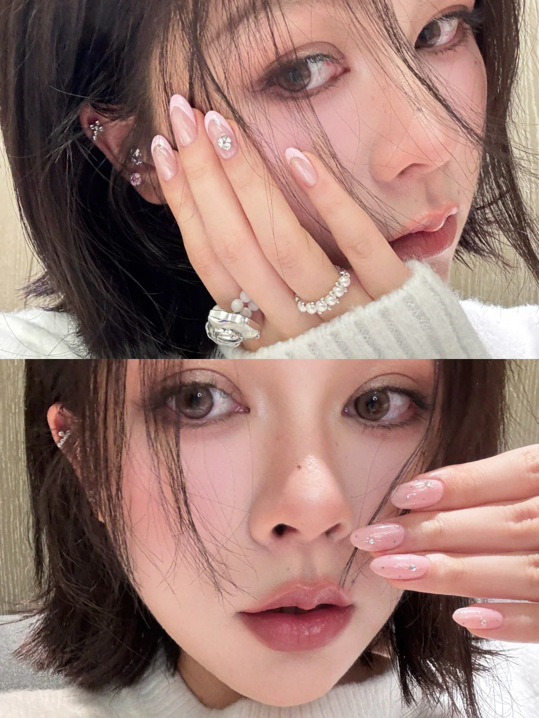 看我做的新年千金感招财美甲💅金粉法式神了