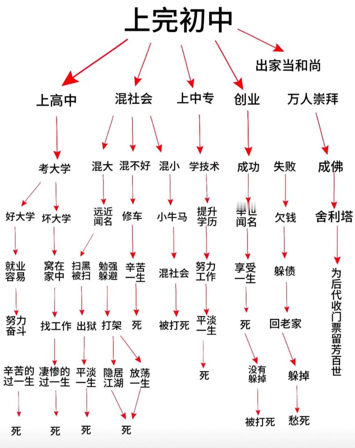 初中毕业人生路，走向竟如此多样？​​​