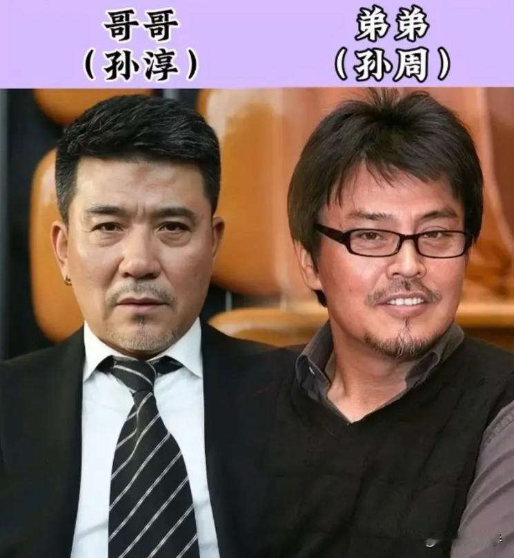 这18对明星兄弟，不光长得很像，事业上也一脉相承。孙淳和弟弟孙周，哥哥孙淳更