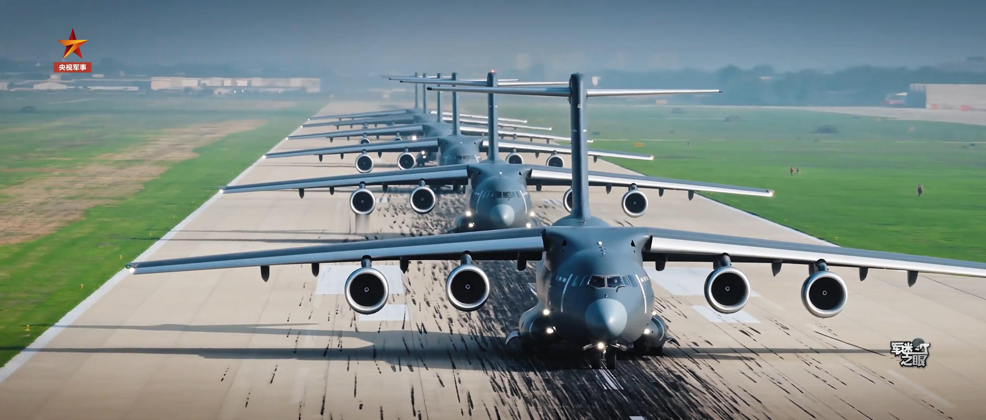 涡扇-20发动机产能爬坡之后，运-20B也大批量生产了！自从运-20B运输机亮相