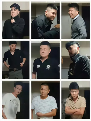 南京红姐事件，这么多男的，为什么没有一个油腻的大胖子呢？个个都是精神帅气，身材相