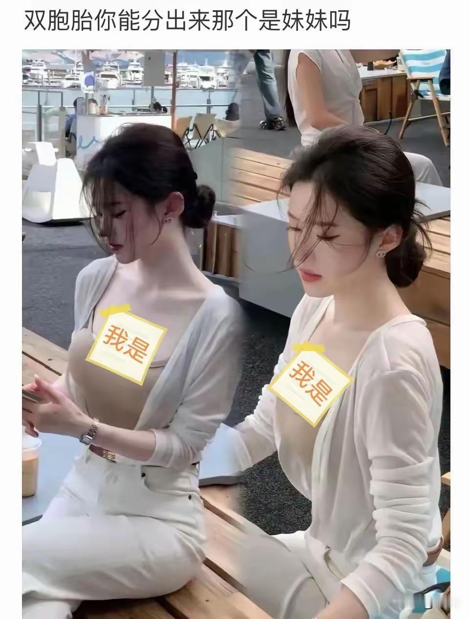 双胞胎你能分辨出哪个是姐姐么