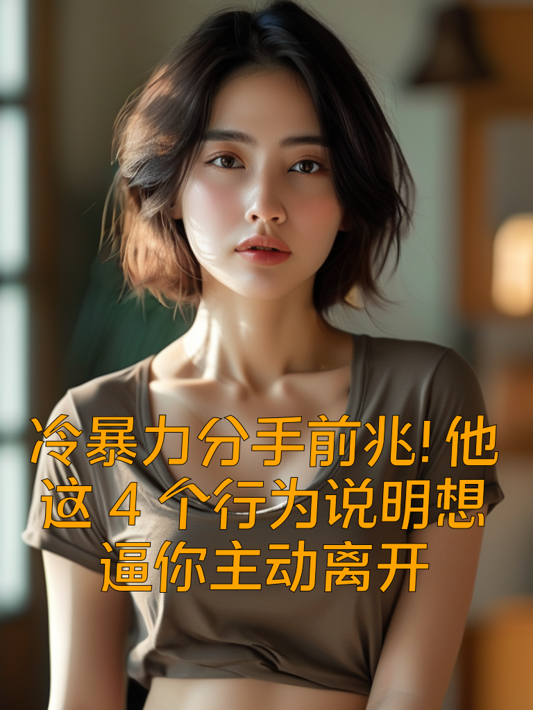 冷暴力分手前兆！他这4个行为说明想逼你主动离开