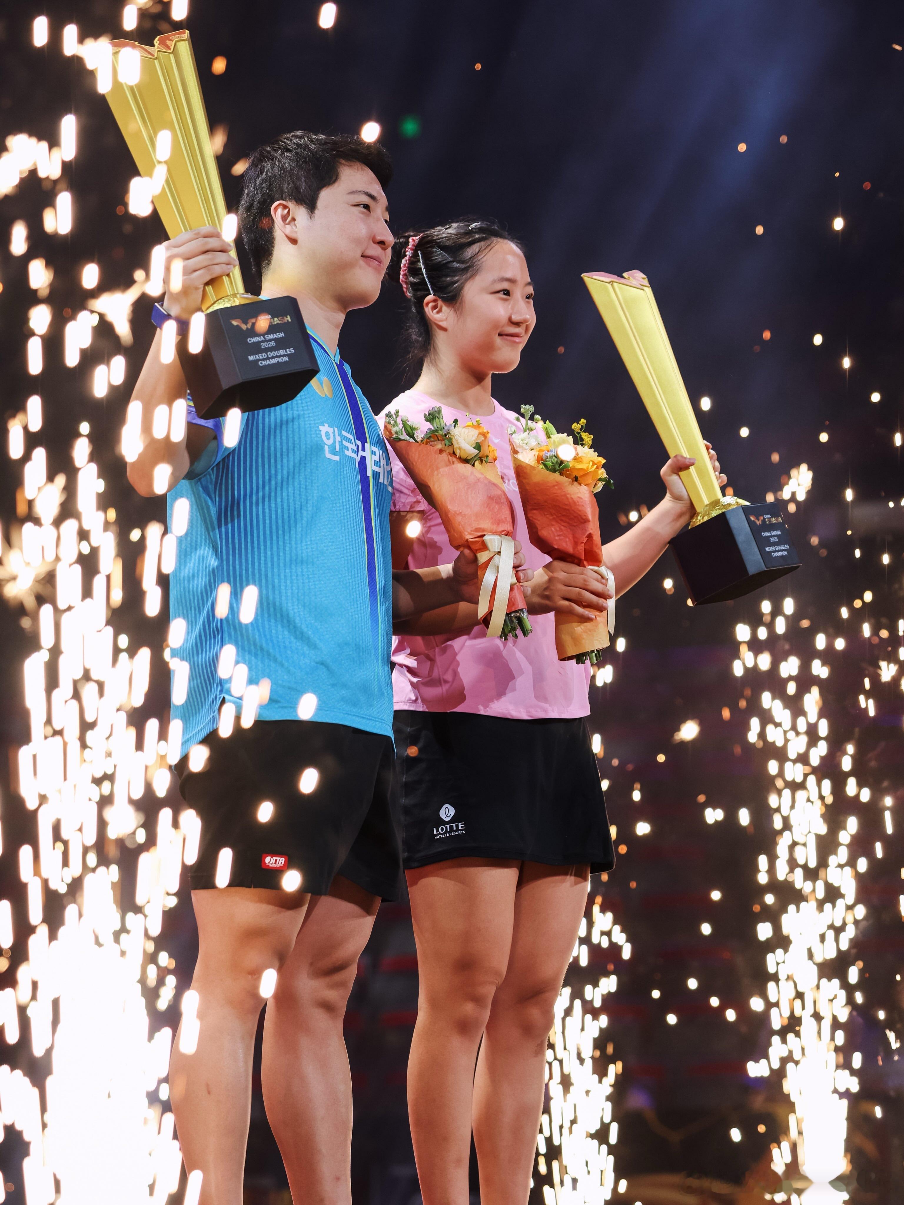 林鍾勋：🏓2026WTT中国大满贯🏆混合双打冠军虽然没有休息的时间，真