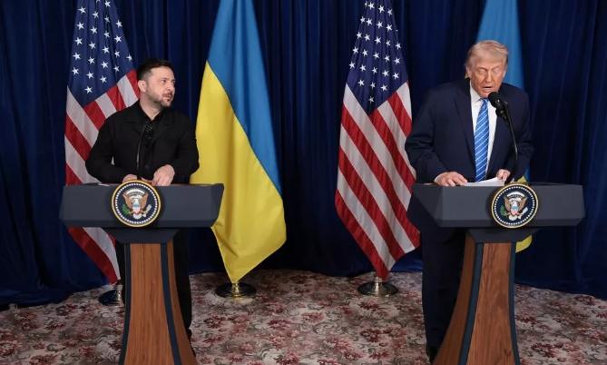 美国佛州海湖庄园直接上演国际版“剧情大反转”！泽连斯基飞了上万公里求和平，结果