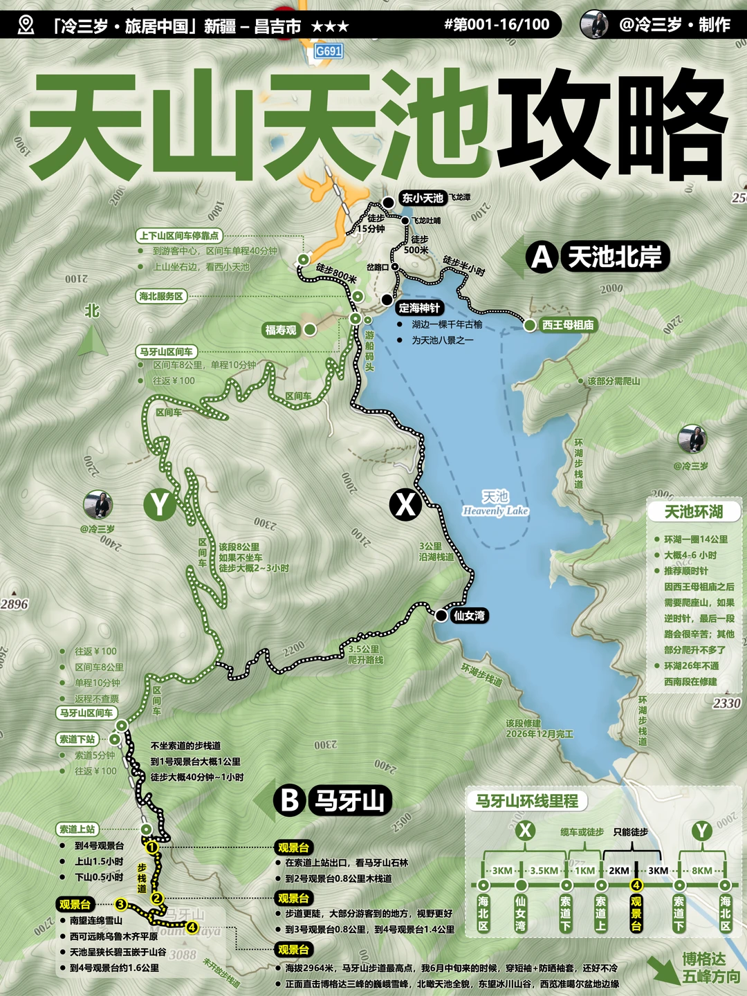 天山天池一日游攻略：含徒步路线