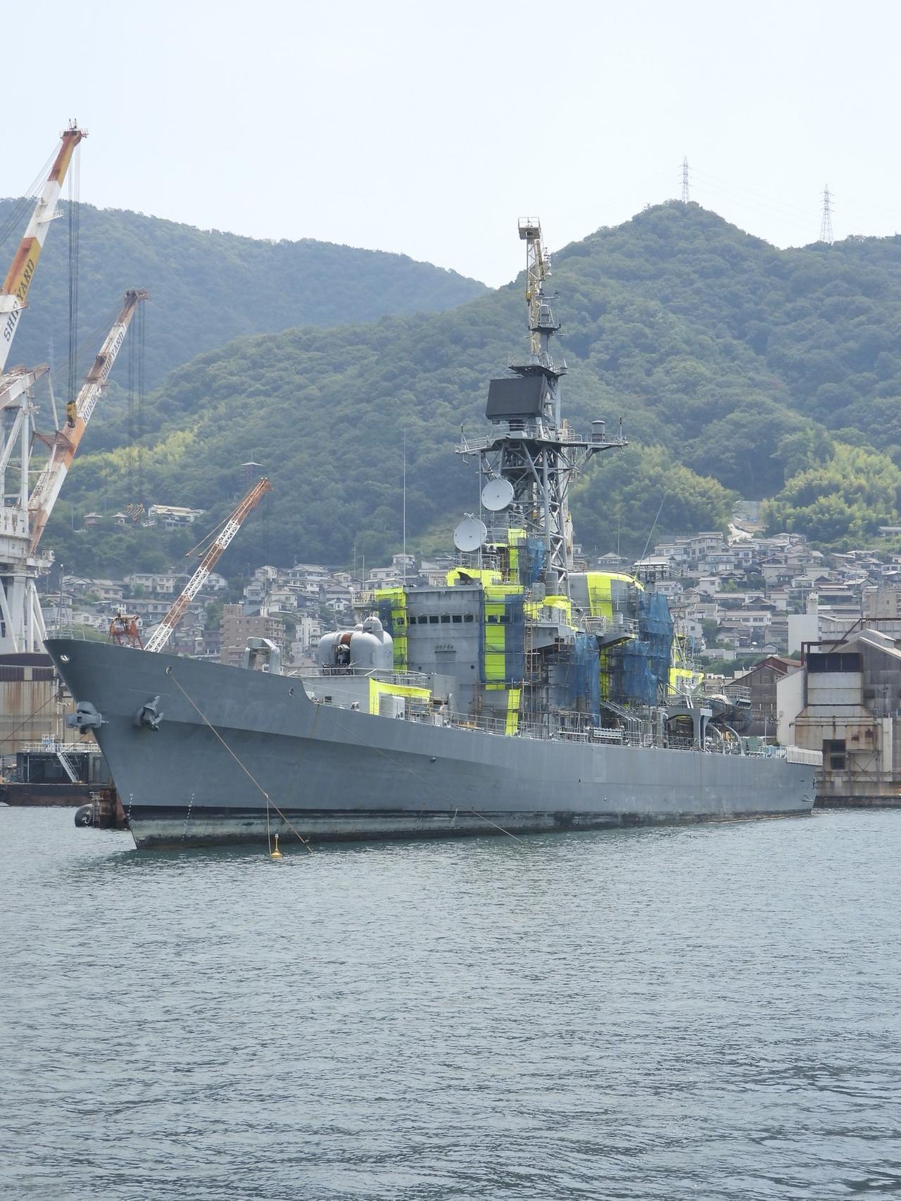 日本海上自卫队训练舰“旗风”退役后的近况2026年8月14日，在从福冈返回大阪