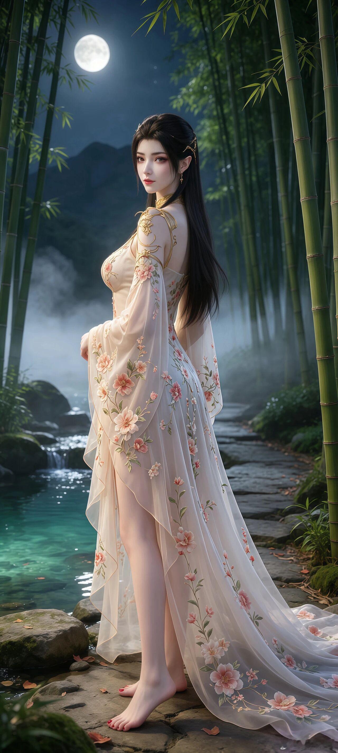 斗破苍穹美杜莎壁纸：3D国漫巅峰意境，不染凡尘的女王风姿次元新星计划国漫动漫