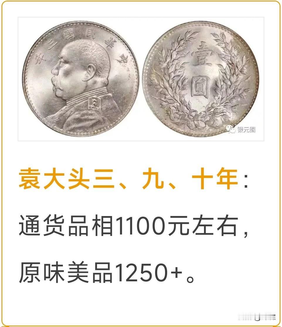 老银元（上篇·普通大众版）2026年8月最新参考价格2026年8月银元