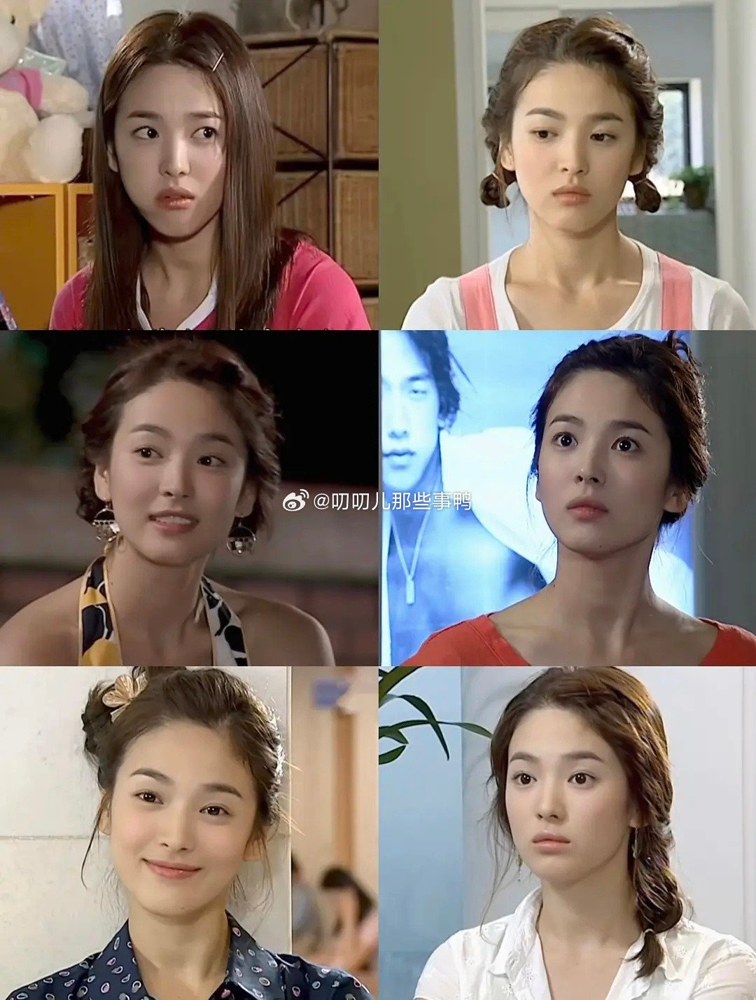 浪漫满屋的穿搭/妆造，宋慧乔好漂亮～