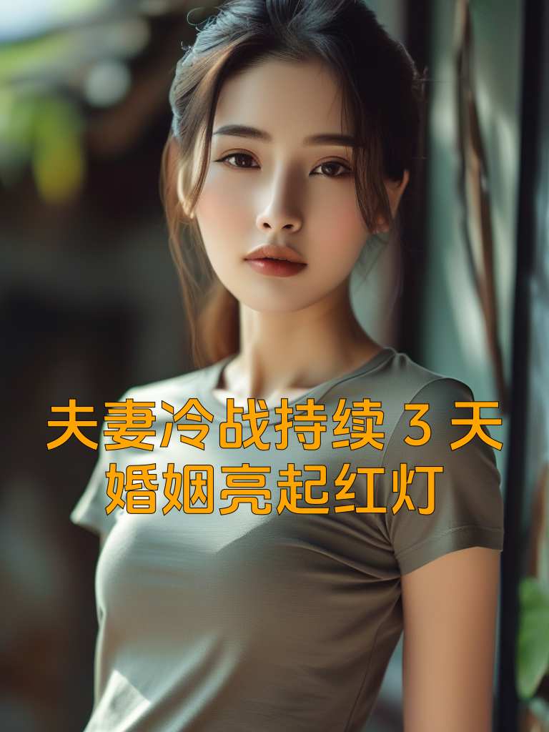 夫妻冷战持续3天，婚姻亮起红灯