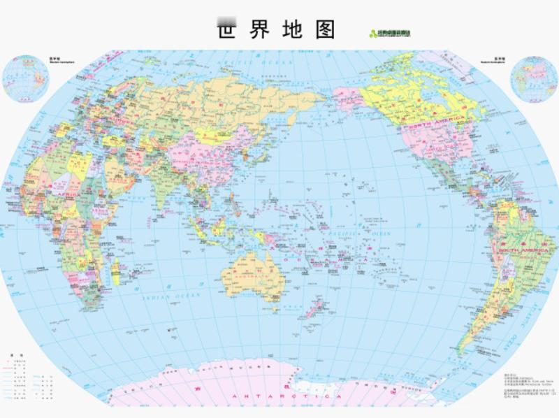 联合国高票通过地图修正决议，164票赞成、6票弃权，只有美国反对。新版世界地图要