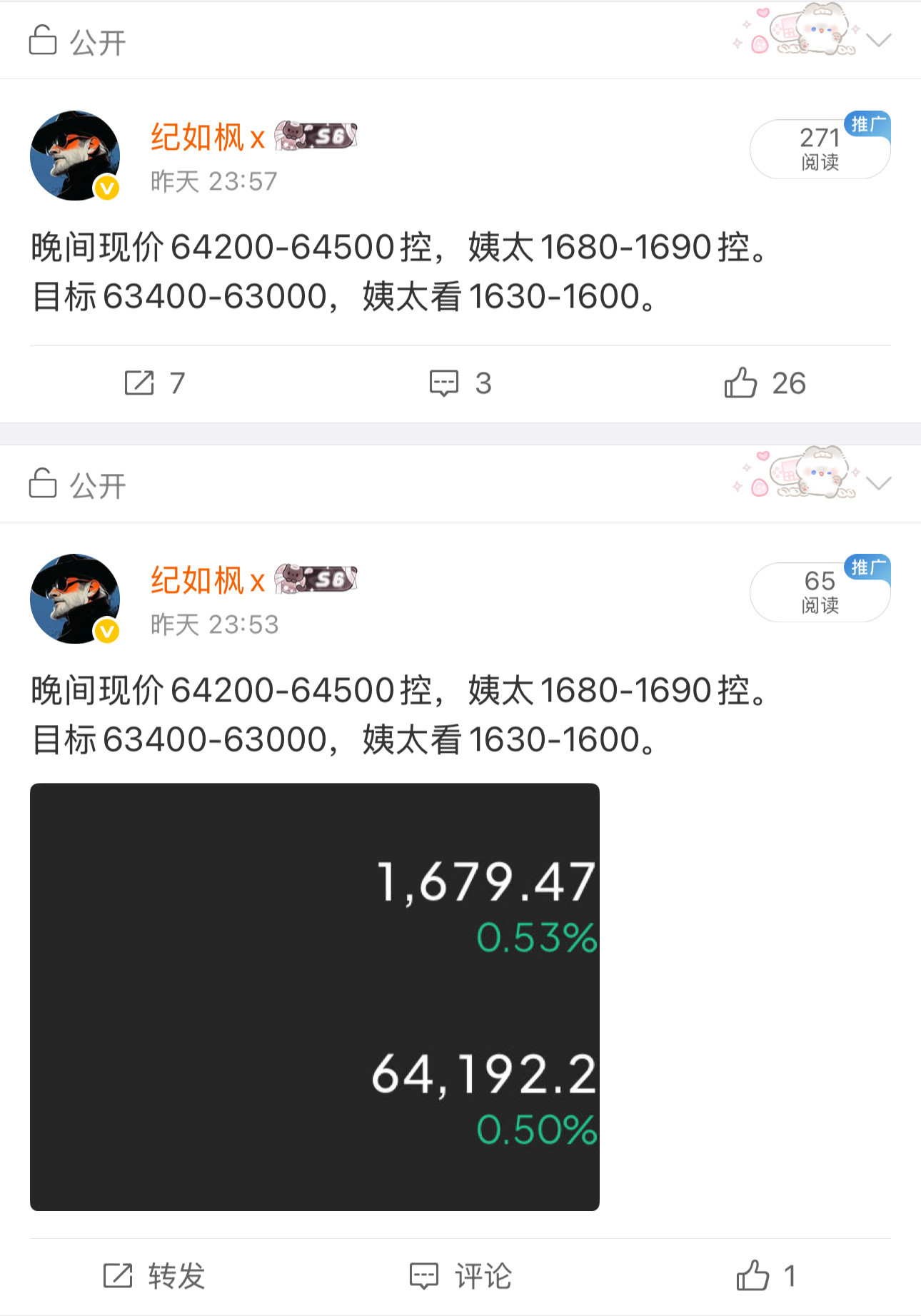 进了直接跌，要的就是这种效果！
